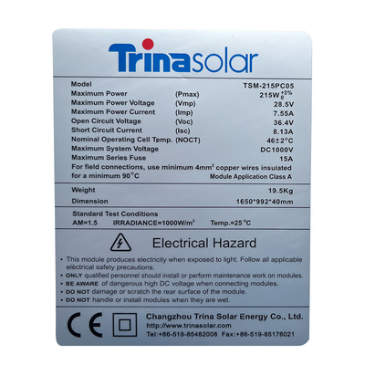 Imprimindo a etiqueta adesiva de Matte Silver Thermal Transparent Polyester da etiqueta de código de barras do ANIMAL DE ESTIMAÇÃO