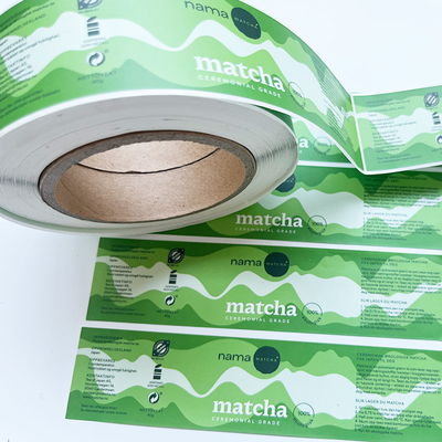 Empacotamento de alimento esparadrapo da etiqueta de Logo Custom Bottle Label Waterproof