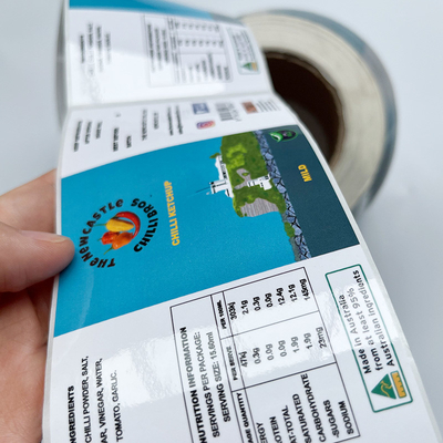Etiquetas imprimindo feitas sob encomenda do pacote das etiquetas autoadesivas de papel do selo da calcadeira