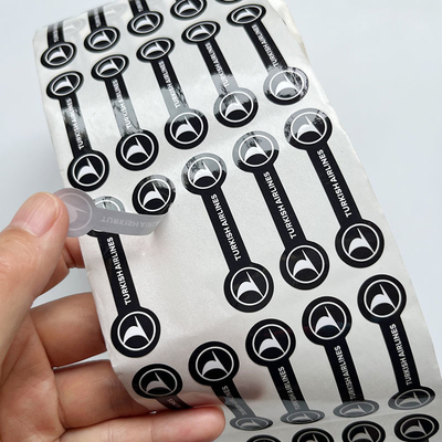 UV resista a parte traseira autoadesiva impermeável da separação da etiqueta do PVC imprimiu Logo Die Cut Vinyl Sticker