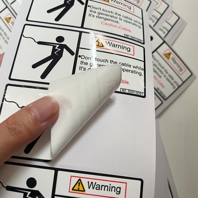 Etiqueta de empacotamento da etiqueta da garrafa desinfetante do Sanitizer autoadesiva