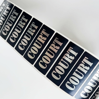Imprimindo etiquetas adesivas do selo da calcadeira, tipo Logo Sticker Roll feito sob encomenda