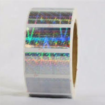 etiquetas móveis do holograma da segurança da raspagem 3D de 2 * de 3cm 2D