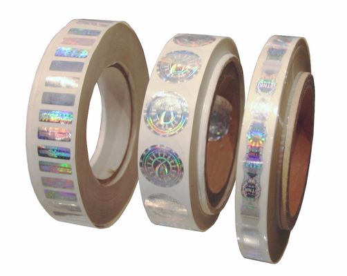 etiquetas móveis do holograma da segurança da raspagem 3D de 2 * de 3cm 2D
