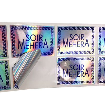 Etiquetas holográficas da autenticidade do laser 3D, etiqueta segura genuína do holograma
