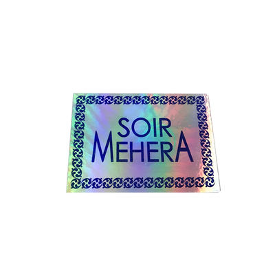 Folha que imprime a etiqueta segura genuína do holograma de CMYK