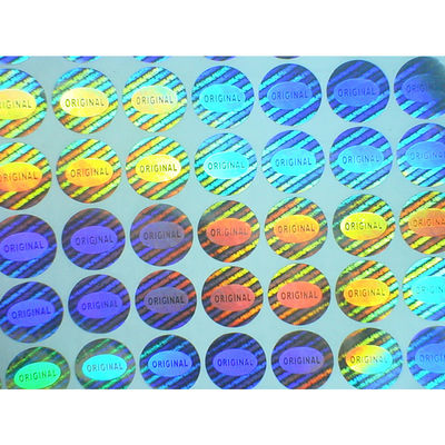 Etiquetas holográficas autoadesivas da segurança do laser para a garrafa de vidro