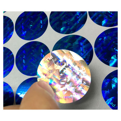 Anti ouro falso e etiquetas de prata do holograma da segurança