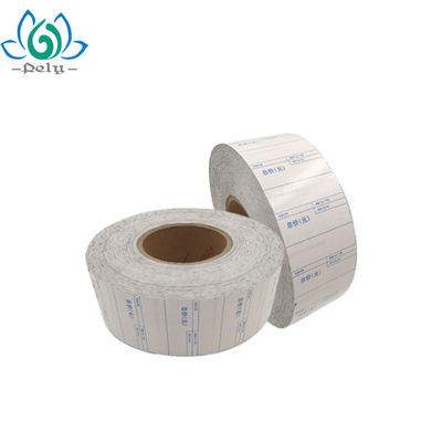 Etiquetas impermeáveis laminadas lustrosas de Linerless sem papel baixo