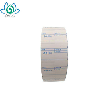 Etiquetas impermeáveis laminadas lustrosas de Linerless sem papel baixo