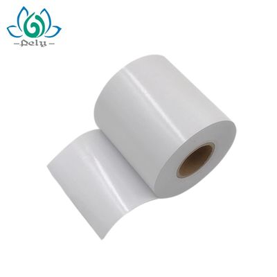Etiquetas impressas térmicas de 58mm*65m 80gsm Linerless, etiquetas personalizadas da etiqueta