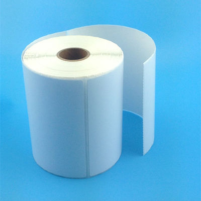 4*6” 250pcs/etiquetas de envio feitas sob encomenda do rolo, etiqueta de envio vazia