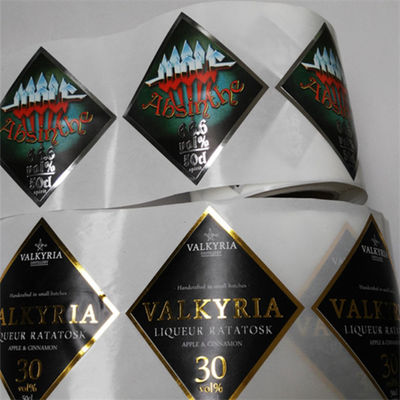 Projeto de tipo na etiqueta autoadesiva do vinho do Labeler da garrafa da bebida do rolo/folha