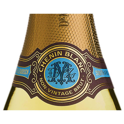 Etiquetas adesivas impermeáveis do pescoço da garrafa de cerveja do holograma da etiqueta da etiqueta do pescoço da garrafa de vinho do vinil