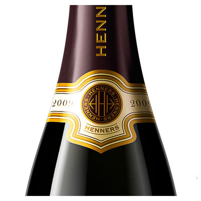 Etiquetas adesivas impermeáveis do pescoço da garrafa de cerveja do holograma da etiqueta da etiqueta do pescoço da garrafa de vinho do vinil