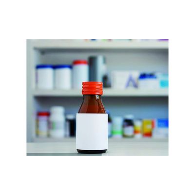 3D holograma 10ml Vial Medication Warning Labels, etiqueta de advertência de Benadryl