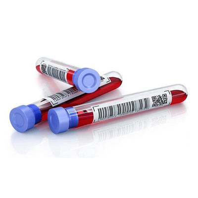 Etiquetas de aviso imprimindo UV da medicamentação de OPP para o tubo da coleção do sangue