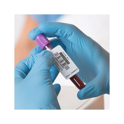 Etiquetas de aviso imprimindo UV da medicamentação de OPP para o tubo da coleção do sangue