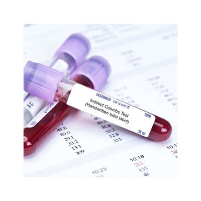 Etiquetas de aviso imprimindo UV da medicamentação de OPP para o tubo da coleção do sangue