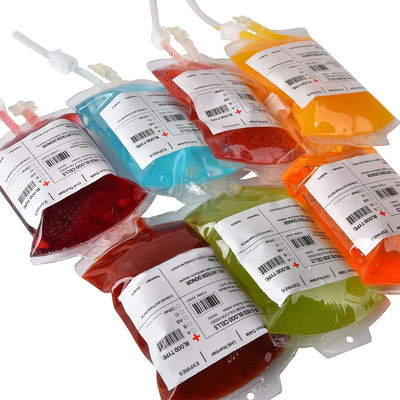 Etiqueta imprimindo UV do saco do sangue do retângulo para hospitais