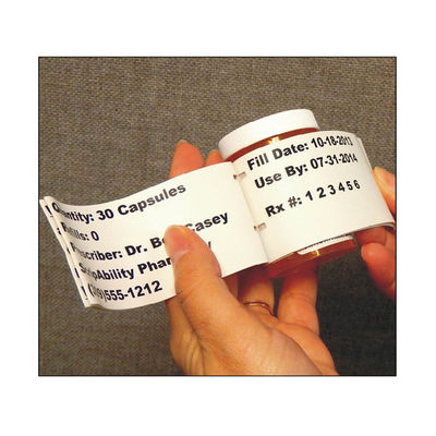 Etiquetas de aviso da medicamentação da cor de BOPP CMYK, etiquetas de aviso em medicamentos de venda com receita