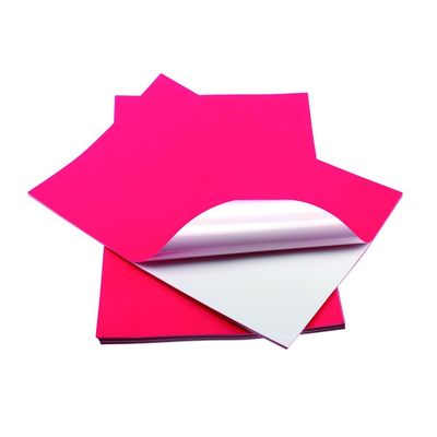 Papel esparadrapo alto da etiqueta do vinil do tamanho da letra do papel da etiqueta da polpa de madeira do prêmio 100% da cor A4