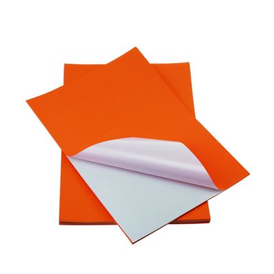 Papel esparadrapo alto da etiqueta do vinil do tamanho da letra do papel da etiqueta da polpa de madeira do prêmio 100% da cor A4