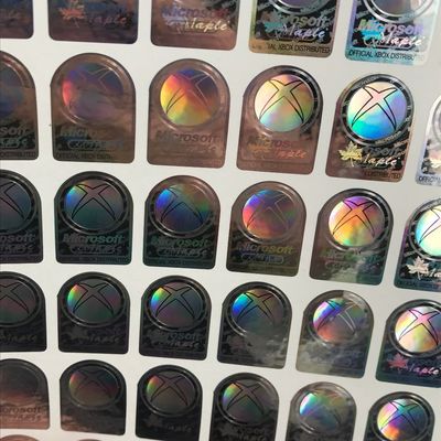 Umidade do cartão da identificação - etiquetas holográficas da folha da prova, etiquetas 3D holográficas