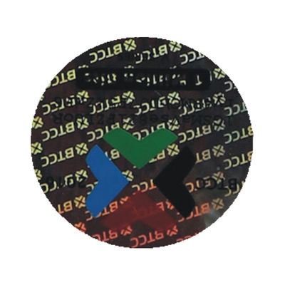 O tamanho feito sob encomenda de carimbo quente altera etiquetas evidentes da segurança