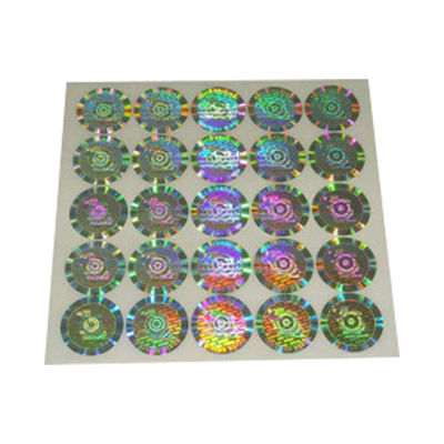 O tamanho feito sob encomenda de carimbo quente altera etiquetas evidentes da segurança