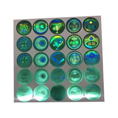 O tamanho feito sob encomenda de carimbo quente altera etiquetas evidentes da segurança