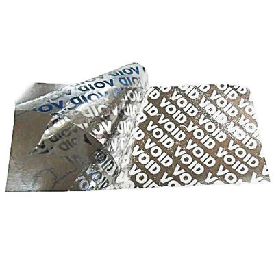 Personalize etiquetas da segurança de Logo Die Cut Tamper Evident