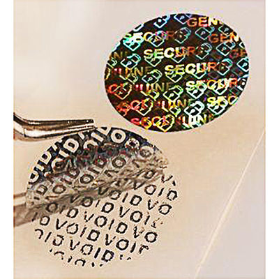 Personalize etiquetas da segurança de Logo Die Cut Tamper Evident
