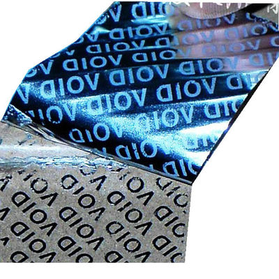 Etiquetas holográficas falsificadas do vinil da segurança ISO9001 anti