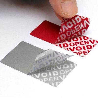 Etiquetas holográficas falsificadas do vinil da segurança ISO9001 anti
