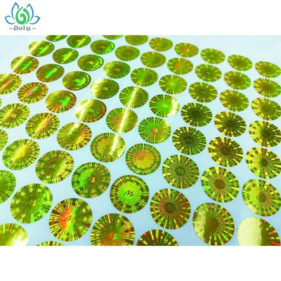 Da calcadeira impermeável do holograma 3D de Oilproof etiquetas evidentes da segurança