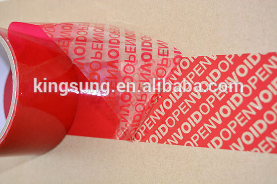 Oferta adesiva de BOPP que imprime a fita de empacotamento da segurança