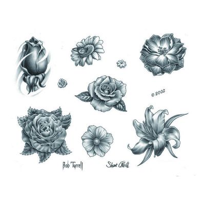 Etiquetas provisórias descartáveis da tatuagem do corpo