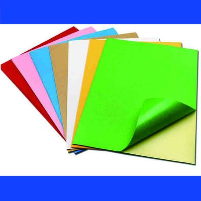 Papel imprimível imprimindo UV da etiqueta A4 de 297 x de 210mm, papel vazio da etiqueta