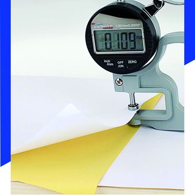 Papel imprimível imprimindo UV da etiqueta A4 de 297 x de 210mm, papel vazio da etiqueta