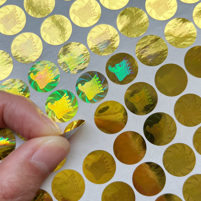 3D que imprime a selagem da caixa da etiqueta da etiqueta do holograma das etiquetas do selo da calcadeira
