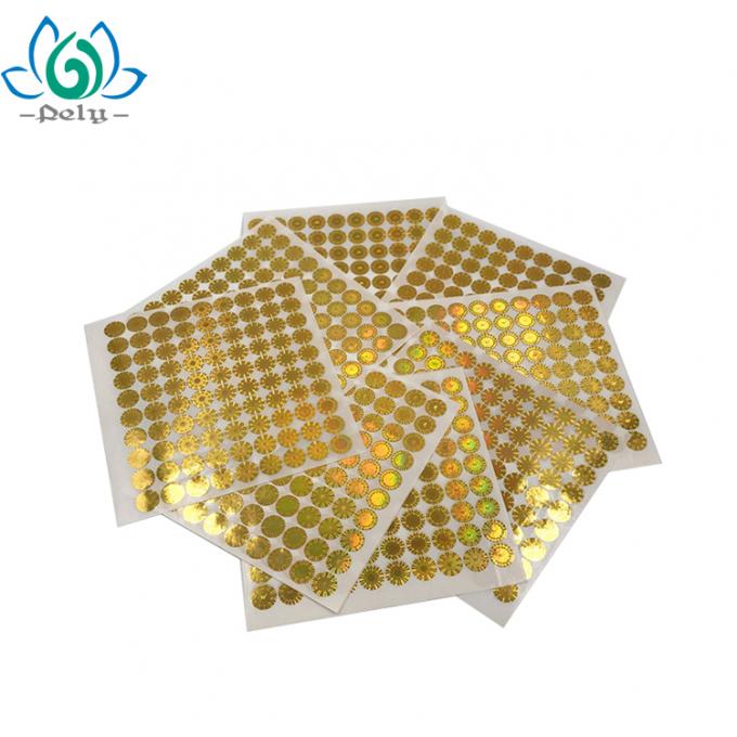 Etiqueta transparente feita sob encomenda anticontrafacção inalterável do holograma 3D
