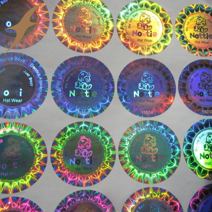 Etiqueta transparente feita sob encomenda anticontrafacção inalterável do holograma 3D